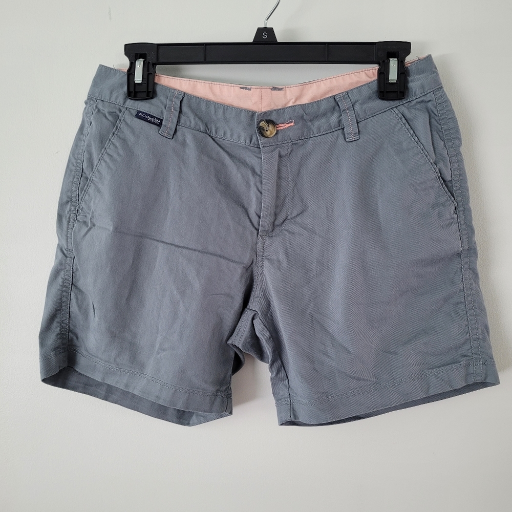 Columbia PFG Ladies Womens Chino Fishing Shorts sz 6 Outdoor Golf Cotton